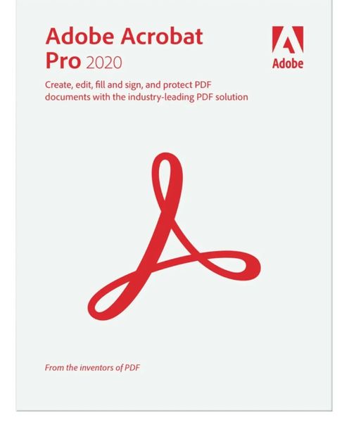 Adobe Acrobat Pro DC 2020 na 5 stanowisk / aktywacja online / klucz produktu
